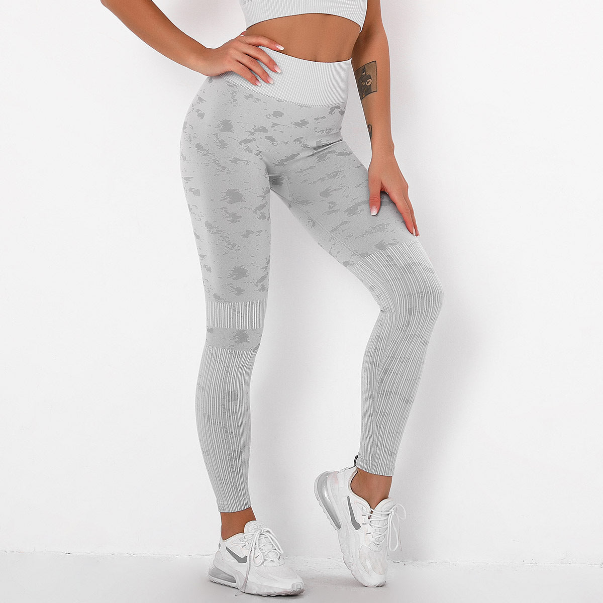 Seamless Quick-drying Striped Yoga Fitness Pants Seamless Quick-drying Striped Yoga Fitness Pants